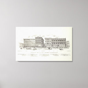 Sansome East side California and Sacramento Canvas Print