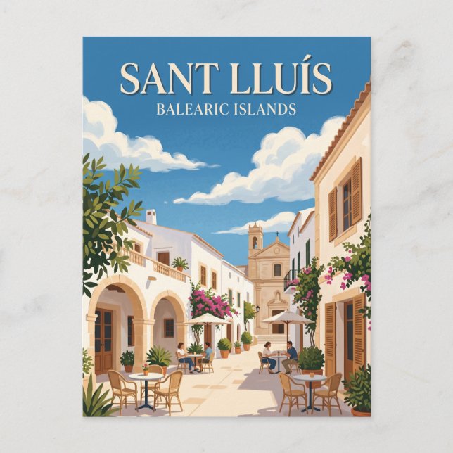Sant Lluís Spain Postcard (Front)