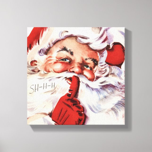 Santa 002 canvas print (Front)