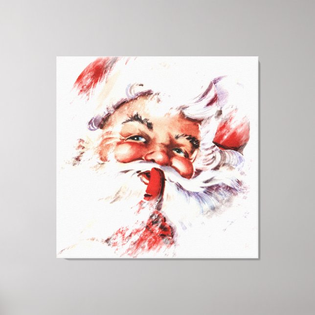 Santa 023 canvas print (Front)