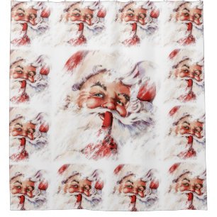 Santa 024 shower curtain