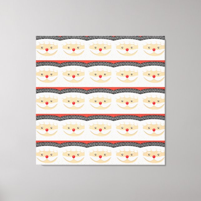 Santa 026 canvas print (Front)