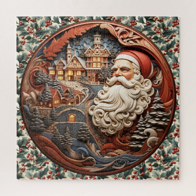 Santa 3D Puzzle (Vertical)
