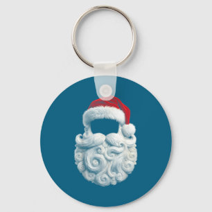 Santa 67 6 7 Six Seven Beard Cool Realistic  Key Ring