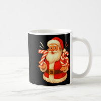 Santa 67 Candy Cane Six Seven Santa Claus Funny Ch