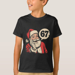 Santa 67 Christmas Six Seven Meme T-Shirt