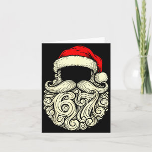 Santa 67 Hidden In Beard Christmas Card
