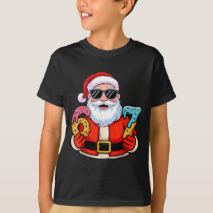 Santa 67 Ice Cream Drip Christmas T-Shirt