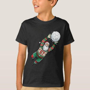 Santa 67 Soccer Goalie Ugly Sweater Funny Christma