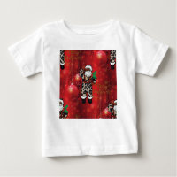 santa african leopard claus red