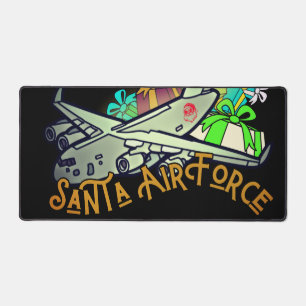 Santa, Air Force, Army Desk Mat