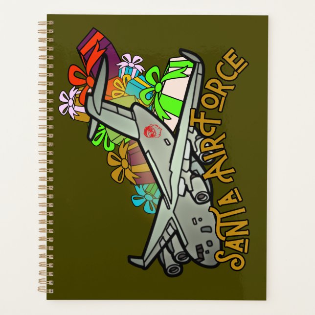 Santa, Air Force, Army Planner (Front)