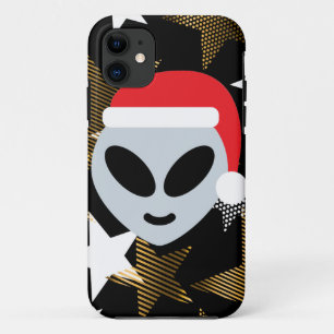 santa alien emoji iPhone 11 case