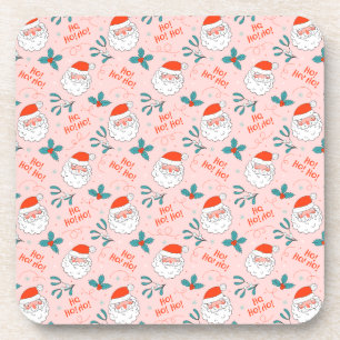 Santa all over print Joyful Greetings collection Coaster