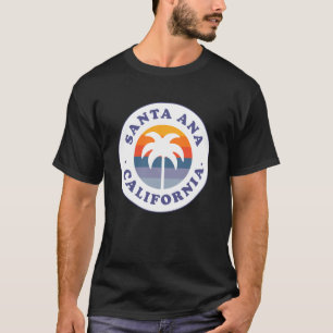 Santa Ana California CA Palm Tree Beach Vacation S T-Shirt