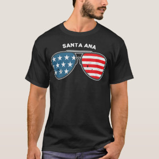Santa Ana California CA US Cities America 4th of J T-Shirt