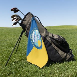 Santa Ana (California) city flag  Golf Towel