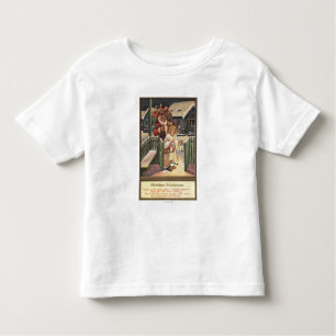 Santa and Angel with Lantern Toddler T-Shirt