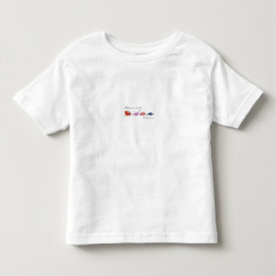 "Santa and Dinosaurs Magic" Toddler T-Shirt