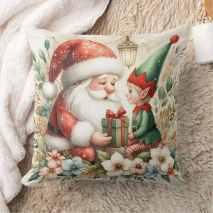 Santa And Elf 5 Cushion