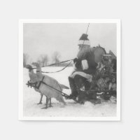 Santa and His Turkey Reindeer