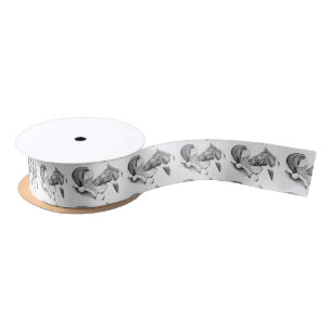Santa-and-Horse-1 Satin Ribbon