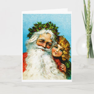 Santa and Me Holiday Card