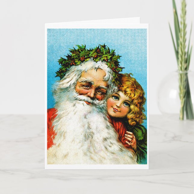 Santa and Me Holiday Card (Front)