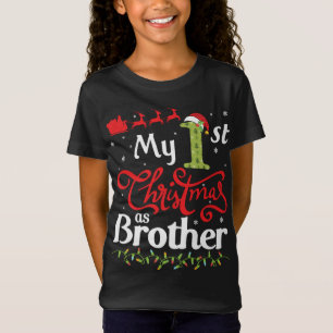 Santa And Reindeer Noel Costume My 1st Christmas A T-Shirt