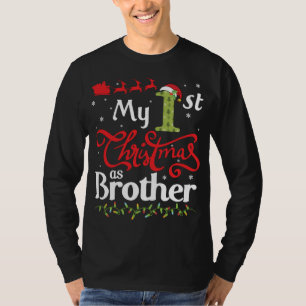 Santa And Reindeer Noel Costume My 1st Christmas A T-Shirt