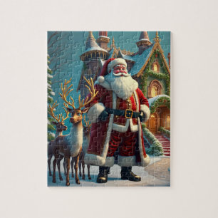 Santa and Reindeer Puzzle