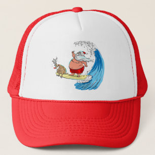 saNtA aNd RuDoLf Trucker Hat