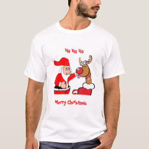 Santa and Rudolph T-Shirt