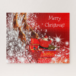 Santa and Sleigh Jigsaw Puzzle