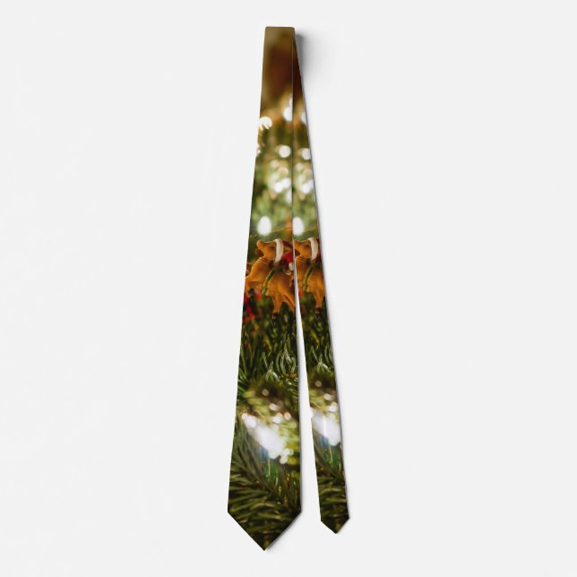 Santa and Sleigh Neck Tie (Front)