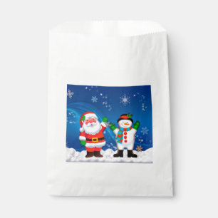 Santa and Snowman Favour Bags