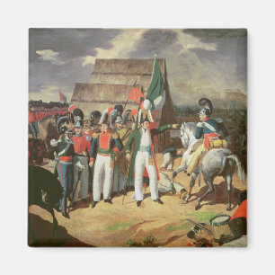 Santa Anna defies the Spanish troops Magnet