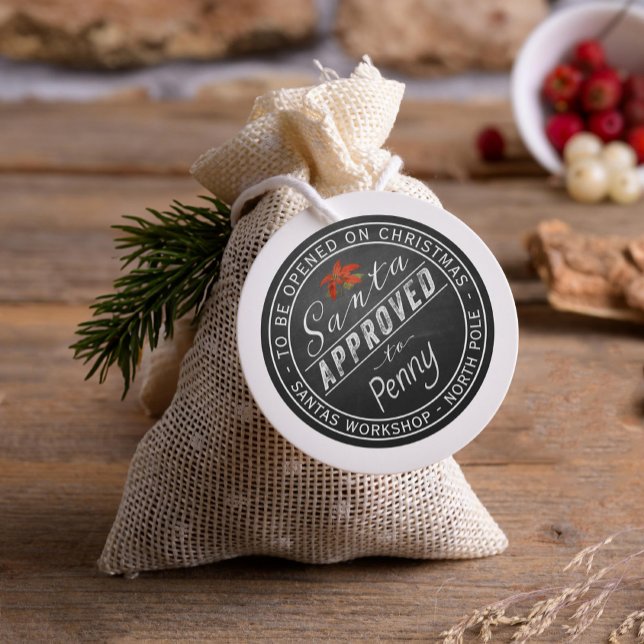Santa Approved Gift Label From North Pole Workshop (Creator Uploaded)