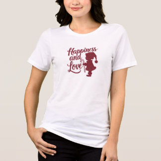 Santa as a Toddler – Happiness & Love Tri-Blend Shirt
