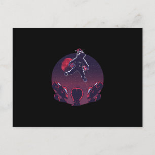 Santa Astronaut Postcard