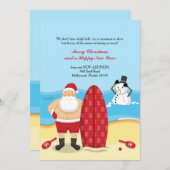 Santa at the Beach Moving Announcement (Front/Back)