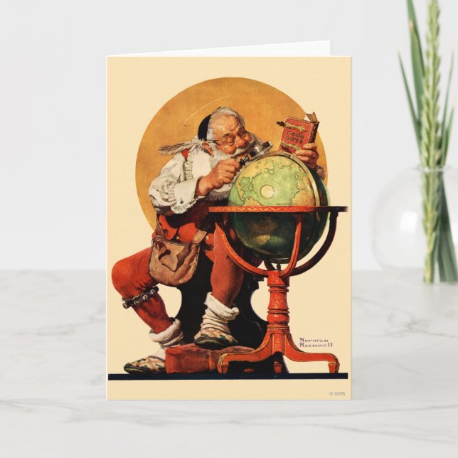Santa at the Globe Holiday Card (Front)