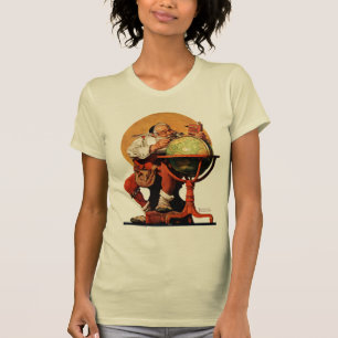 Santa at the Globe T-Shirt