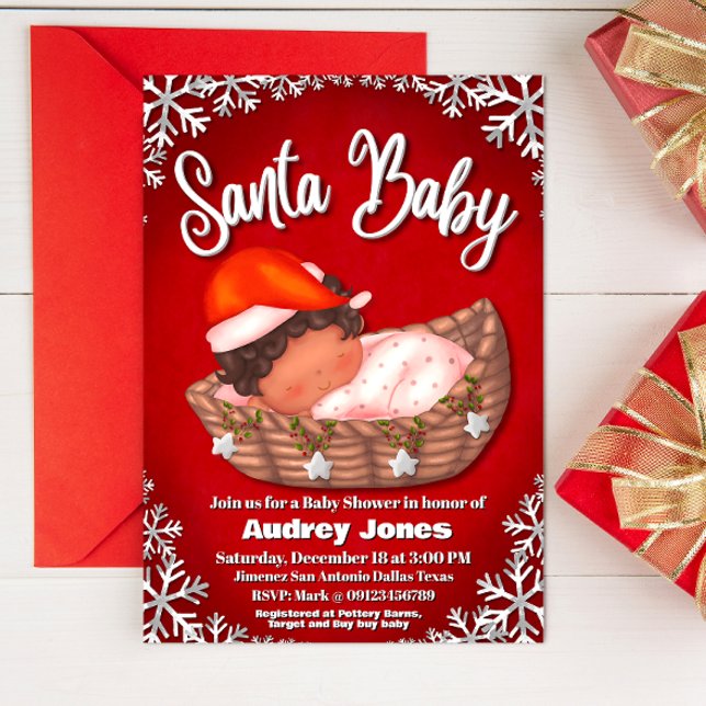 Santa Baby - Baby Shower Invitation (Creator Uploaded)