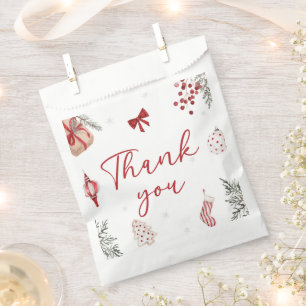 Santa Baby Christmas Baby Shower Favour Bags