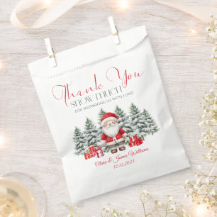 Santa Baby Christmas Baby Shower Gender Neutral Favour Bags