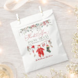 Santa Baby Christmas Baby Shower Gender Neutral Favour Bags<br><div class="desc">Santa Baby Christmas Baby Shower Gender Neutral Invitation</div>