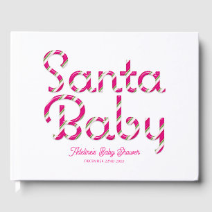 Santa Baby Christmas Baby Shower Guestbook