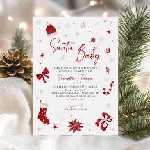 Santa Baby Christmas Baby Shower