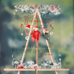 Santa Baby Christmas Baby Shower Welcome<br><div class="desc">Santa Baby Christmas Baby Shower Welcome</div>